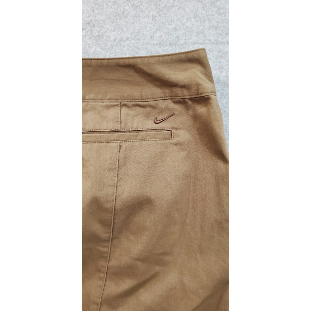 Nike Golf Pants Women's 16 Brown Dri-Fit Stretch‎ Performance Zipper Pockets - Picture 8 of 10